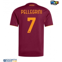 Moški Nogometni dresi AS Roma Lorenzo Pellegrini #7 Domači 2025-26 Kratek Rokav